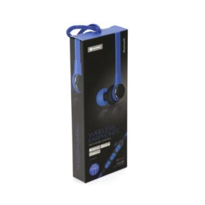 Ακουστικό Bluetooth V4.2 με μικρόφωνο και microSD Μπλε PLATINET | Περιφερειακά | elabstore.gr