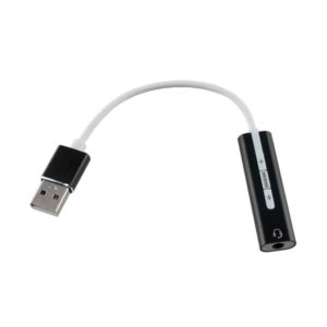 Εξωτερική κάρτα ήχου 7.1 USB to Jack 3.5mm Female για PC/MAC/PS4 Μαύρη NSP SC01 | Περιφερειακά | elabstore.gr