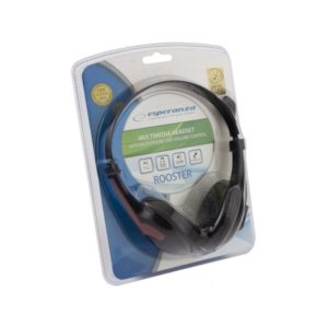 Ακουστικό με μικρόφωνο κόκκινο EH158R | eLabstore.gr Ακουστικό με μικρόφωνο κόκκινο EH158R | Περιφερειακά | elabstore.gr