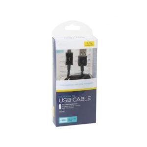 Καλώδιο 2A USB σε Micro USB 3m Platinet | Περιφερειακά | elabstore.gr