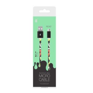 Καλώδιο Φόρτισης fast charging - High Speed transfer Data Micro USB 1m  2A P5747 | Περιφερειακά | elabstore.gr