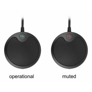 DELOCK μικρόφωνο 20672, πυκνωτικό, omnidirectional, με mute, USB | Συνοδευτικά PC | elabstore.gr