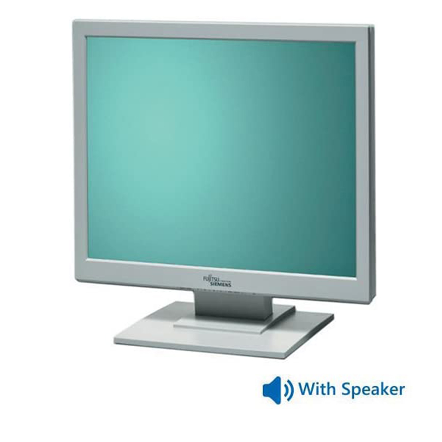 Used Monitor A17-x TFT/Fujitsu/17"/1280x1024/White/NP/With Speakers/VGA | eLabstore.gr Used Monitor A17-x TFT/Fujitsu/17"/1280x1024/White/NP/With Speakers/VGA | Refurbished | elabstore.gr