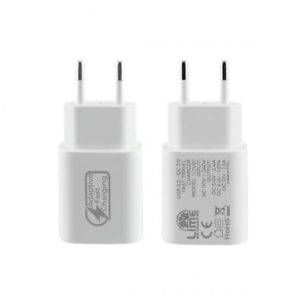 Universal USB 3.0 Fast Travel Wall Charger QC 3.0 4000mA 5V-9V-12V Λευκό Lime LTU24 | Περιφερειακά | elabstore.gr