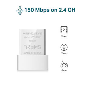 MERCUSYS 150Mbps Wireless Nano USB Adapter MW150US | Δικτυακά & Smart Home | elabstore.gr