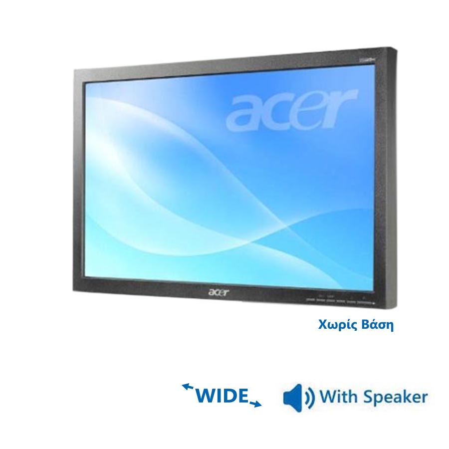Used Monitor B193W Χωρίς Βάση TFT/ACER/19"/1440x900/Wide/Black/Grade B/With Speakers/D-SUB & DVI-D | eLabstore.gr Used Monitor B193W Χωρίς Βάση TFT/ACER/19"/1440x900/Wide/Black/Grade B/With Speakers/D-SUB & DVI-D | Refurbished | elabstore.gr