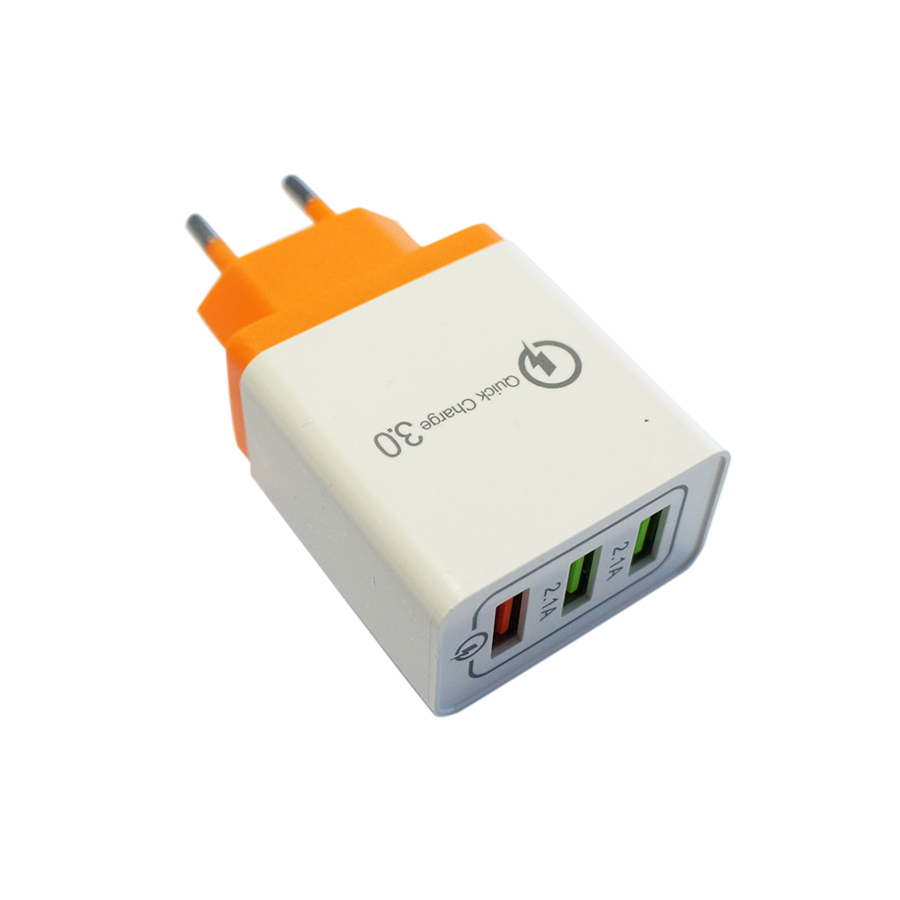Universal USB 3.0 Fast Wall Charger QC 1xUSB 5V/3A & 2xUSB 5V/2.1A Λευκό SDS-1928 | eLabstore.gr Universal USB 3.0 Fast Wall Charger QC 1xUSB 5V/3A & 2xUSB 5V/2.1A Λευκό SDS-1928 | Περιφερειακά | elabstore.gr