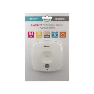 LED Φωτάκι Νυχτός με αισθητήρα κίνησης PL902PIR 0,4W | Φωτισμός | elabstore.gr