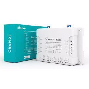SONOFF Smart Διακόπτης 4CH PRO R3, 4 θέσεων, 40A, RF control, λευκός | Οικιακές & Προσωπικές Συσκευές | elabstore.gr