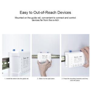 SONOFF Smart Διακόπτης 4CH PRO R3, 4 θέσεων, 40A, RF control, λευκός | Οικιακές & Προσωπικές Συσκευές | elabstore.gr