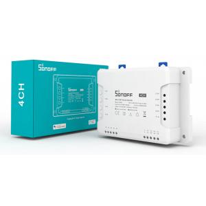SONOFF Smart Διακόπτης WiFi 4CH R3, 4 θέσεων, 16A, λευκός | Οικιακές & Προσωπικές Συσκευές | elabstore.gr