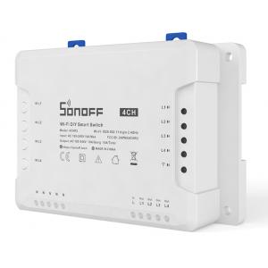 SONOFF Smart Διακόπτης WiFi 4CH R3, 4 θέσεων, 16A, λευκός | Οικιακές & Προσωπικές Συσκευές | elabstore.gr