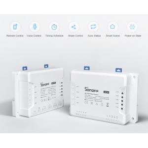 SONOFF Smart Διακόπτης WiFi 4CH R3, 4 θέσεων, 16A, λευκός | Οικιακές & Προσωπικές Συσκευές | elabstore.gr
