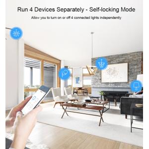 SONOFF Smart Διακόπτης WiFi 4CH R3, 4 θέσεων, 16A, λευκός | eLabstore.gr
