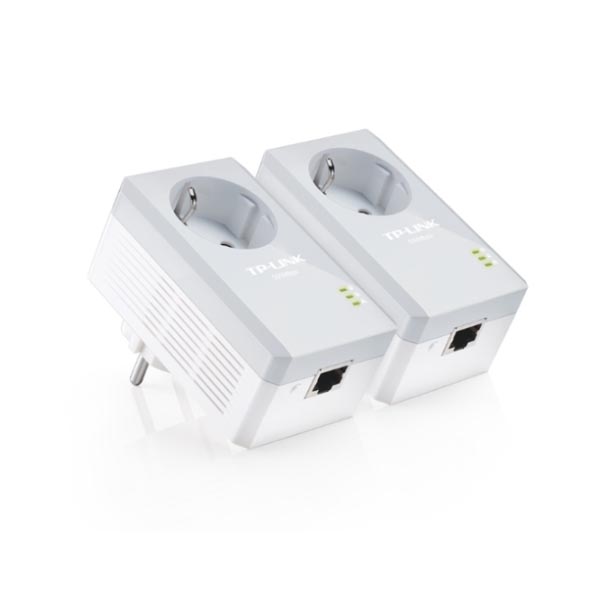 TP-LINK PA4010PKIT AV500 Powerline Adapter With AC Pass Through Starter Kit | eLabstore.gr TP-LINK PA4010PKIT AV500 Powerline Adapter With AC Pass Through Starter Kit | ELABSTORE.GR