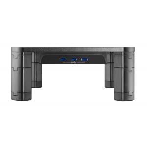 BRATECK Επιτραπέζια βαση AMS-7 για οθόνη 17-32", 3x USB 3.0, 20kg | Αναλώσιμα - Είδη Γραφείου | elabstore.gr
