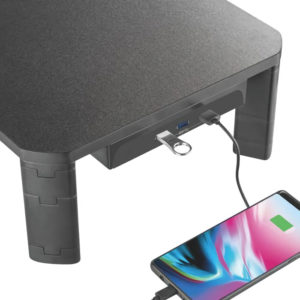 BRATECK Επιτραπέζια βαση AMS-7 για οθόνη 17-32", 3x USB 3.0, 20kg | eLabstore.gr