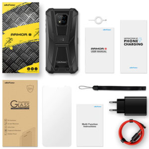 ULEFONE Smartphone Armor 8, IP68/IP69K, 6.1", 4/64GB, 5580mAh, μαύρο | Mobile Συσκευές | elabstore.gr