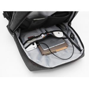 ARCTIC HUNTER τσάντα πλάτης B00218-GY, laptop, USB, αδιάβροχη, γκρι | eLabstore.gr