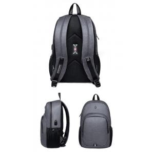 ARCTIC HUNTER τσάντα πλάτης B00249, laptop, USB, αδιάβροχη, σκούρο γκρι | eLabstore.gr ARCTIC HUNTER τσάντα πλάτης B00249-DG με θήκη laptop αδιάβροχη, γκρι | Οικιακές & Προσωπικές Συσκευές | elabstore.gr