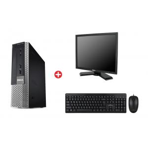 Bundle DELL PC 7010 USFF, DELL οθόνη P190ST, POWERTECH set PT-678 | Refurbished PC & Parts | elabstore.gr
