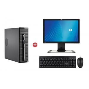 Bundle HP PC 400 G1 SFF, HP Οθόνη L2045W 20", POWERTECH set PT-678 | Refurbished PC & Parts | elabstore.gr