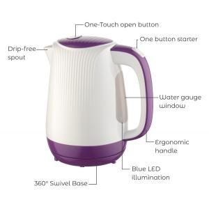 BRUNO Ηλεκτρικός βραστήρας BRN-0001, 2200w, 1.7lt, βάση 360°, LED | eLabstore.gr BRUNO Ηλεκτρικός βραστήρας BRN-0001, 2200w, 1.7lt, βάση 360°, LED | Οικιακές & Προσωπικές Συσκευές | elabstore.gr