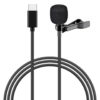 POWERTECH μικρόφωνο CAB-UC048 με ενσωματωμένο clip-on, USB Type-C, μαύρο | eLabstore.gr POWERTECH μικρόφωνο CAB-UC048 με ενσωματωμένο clip-on, USB Type-C, μαύρο | Συνοδευτικά PC | elabstore.gr