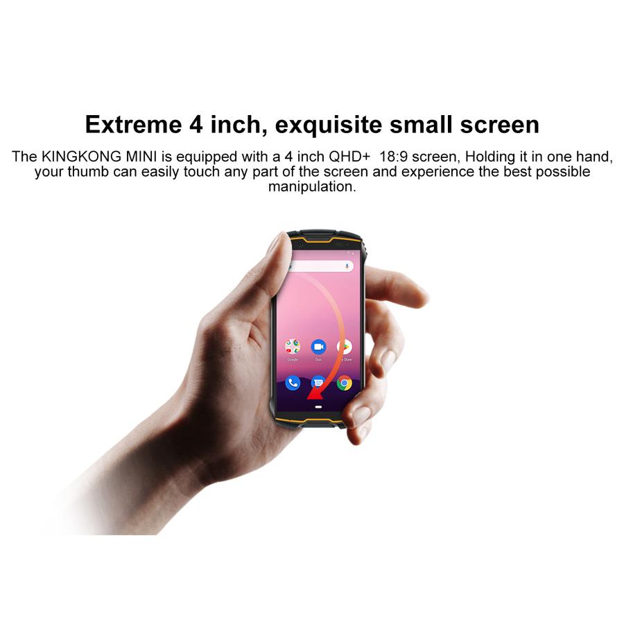 CUBOT Smartphone King Kong Mini, 4" HD+, 3/32GB, Quad-Core, 13MP, μαύρο | eLabstore.gr CUBOT Smartphone King Kong Mini, 4" HD+, 3/32GB, Quad-Core, 13MP, μαύρο | Mobile Συσκευές | elabstore.gr