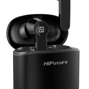 HIFUTURE earbuds FlyBuds, true wireless, με θήκη φόρτισης, μαύρα | eLabstore.gr
