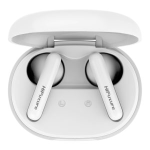 HIFUTURE earphones FutureBuds+, true wireless, με θήκη φόρτισης, λευκά | eLabstore.gr