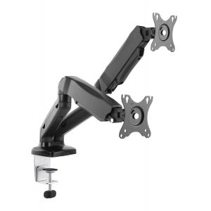 BRATECK Βάση γραφείου LDT13-C024 για 2 οθόνες 13"-27", 2-6.5kg | Αναλώσιμα - Είδη Γραφείου | elabstore.gr