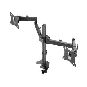 BRATECK Βάση γραφείου LDT24-C024 για 2 οθόνες 17" - 27", 2x  7kg | Αναλώσιμα - Είδη Γραφείου | elabstore.gr