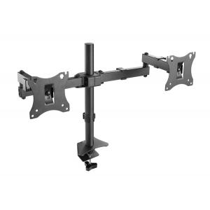 BRATECK Βάση γραφείου LDT24-C024 για 2 οθόνες 17" - 27", 2x  7kg | Αναλώσιμα - Είδη Γραφείου | elabstore.gr