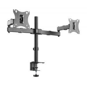 BRATECK Βάση γραφείου LDT24-C024 για 2 οθόνες 17" - 27", 2x  7kg | Αναλώσιμα - Είδη Γραφείου | elabstore.gr