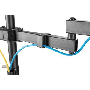BRATECK Βάση γραφείου LDT24-C024 για 2 οθόνες 17" - 27", 2x  7kg | Αναλώσιμα - Είδη Γραφείου | elabstore.gr