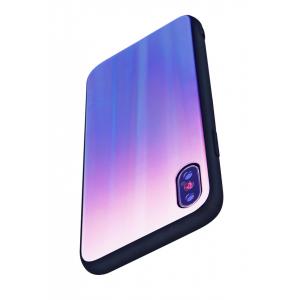 POWERTECH Θήκη Aurora Glass για Samsung A6 Plus 2018, καφέ-μαύρη | Αξεσουάρ κινητών | elabstore.gr