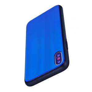 POWERTECH Θήκη Aurora Glass για Samsung A6 Plus 2018, σκούρο μπλέ | Αξεσουάρ κινητών | elabstore.gr
