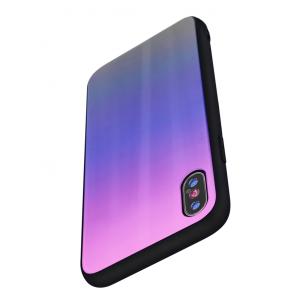 POWERTECH Θήκη Aurora Glass case για Samsung J6 Plus 2018, καφέ-μαύρη | Αξεσουάρ κινητών | elabstore.gr