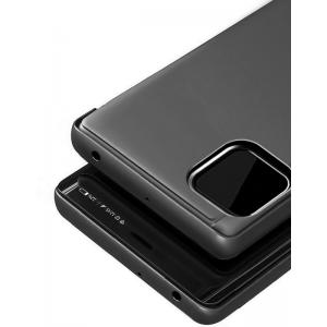 POWERTECH θήκη Clear view MOB-1514, Xiaomi Mi 10 Lite, μαύρη | Αξεσουάρ κινητών | elabstore.gr