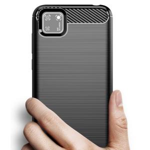 POWERTECH Θήκη Carbon Flex MOB-1523, Huawei Y5p, μαύρη | Αξεσουάρ κινητών | elabstore.gr