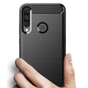 POWERTECH Θήκη Carbon Flex MOB-1524, Huawei Y6p, μαύρη | Αξεσουάρ κινητών | elabstore.gr