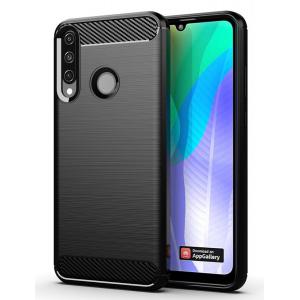 POWERTECH Θήκη Carbon Flex MOB-1524, Huawei Y6p, μαύρη | Αξεσουάρ κινητών | elabstore.gr