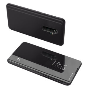 POWERTECH θήκη Clear view MOB-1539 για Xiaomi Redmi 9, μαύρο | Αξεσουάρ κινητών | elabstore.gr
