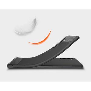 POWERTECH Θήκη Carbon Flex MOB-1543 για Samsung A51 5G, μαύρη | Αξεσουάρ κινητών | elabstore.gr