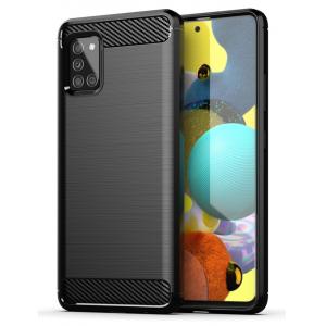 POWERTECH Θήκη Carbon Flex MOB-1543 για Samsung A51 5G, μαύρη | Αξεσουάρ κινητών | elabstore.gr