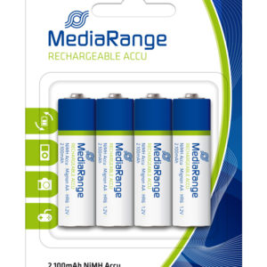 MEDIARANGE Accu επαναφορτιζόμενες μπαταρίες AA HR6 Mignon 1.2V, 4τμχ | eLabstore.gr MEDIARANGE Accu επαναφορτιζόμενες μπαταρίες AA HR6 Mignon 1.2V, 4τμχ | Μπαταρίες | elabstore.gr