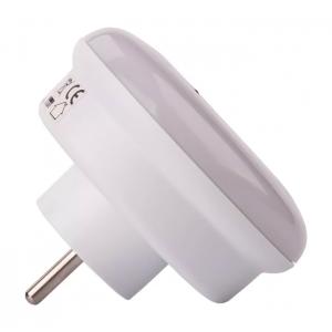 EMOS LED φωτιστικό νυκτός P3307, schuko, με αισθητήρα φωτός, λευκό | Φωτισμός | elabstore.gr
