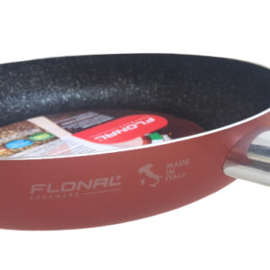 FLONAL Τηγάνι αντικολλητικό Pepita Granit 22cm με λαβή βακελίτη | Οικιακές & Προσωπικές Συσκευές | elabstore.gr