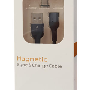 POWERTECH Καλώδιο USB 2.0 σε Type-C PT-752, μαγνητικό, 1m, μαύρο | Αξεσουάρ κινητών | elabstore.gr